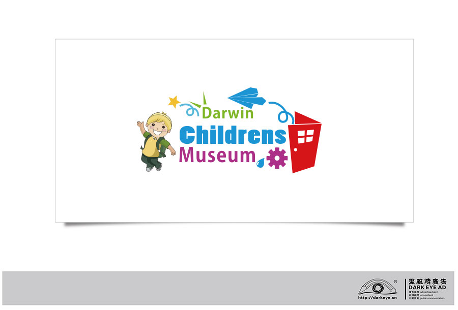 黑眼睛广告为达尔文儿童科学馆设计的logo及应用-01