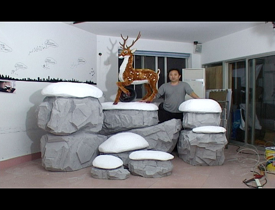 萬科圣誕節(jié)氛圍營造-作品前留個(gè)影
